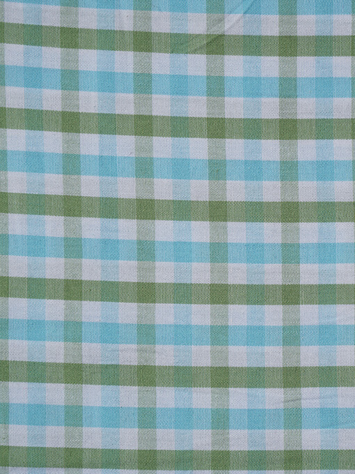 Baumwollstoff Bregenz - Türkis/Grün