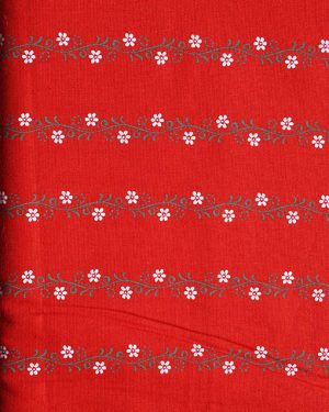 Baumwollstoff Ella - Rot